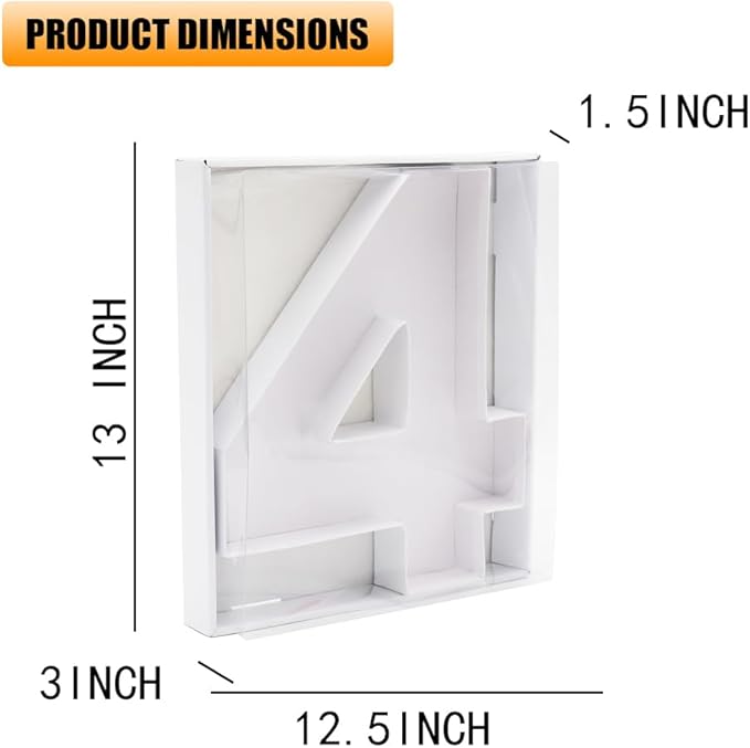 12" Fillable Cardboard Number Charcuterie Gift Cupcake Box With Cover Sweets Packaging (4)