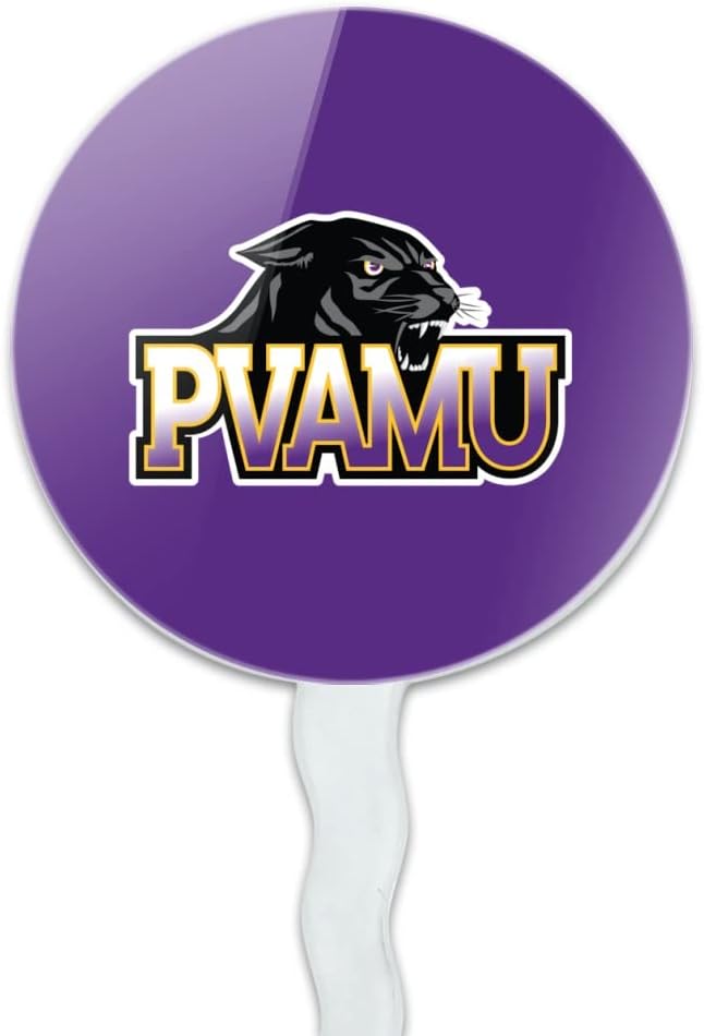 Prairie View A&M Primary Logo Cupcake Picks Toppers Decoration Set of 6