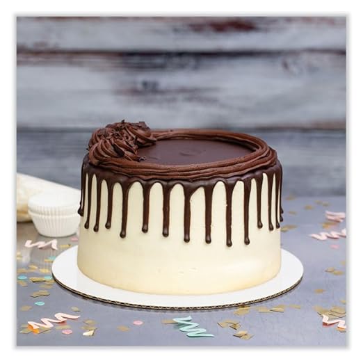 Southern Champion Tray 11225 14" Corrugated Single Wall Cake , Greaseproof, White (Case of 100)