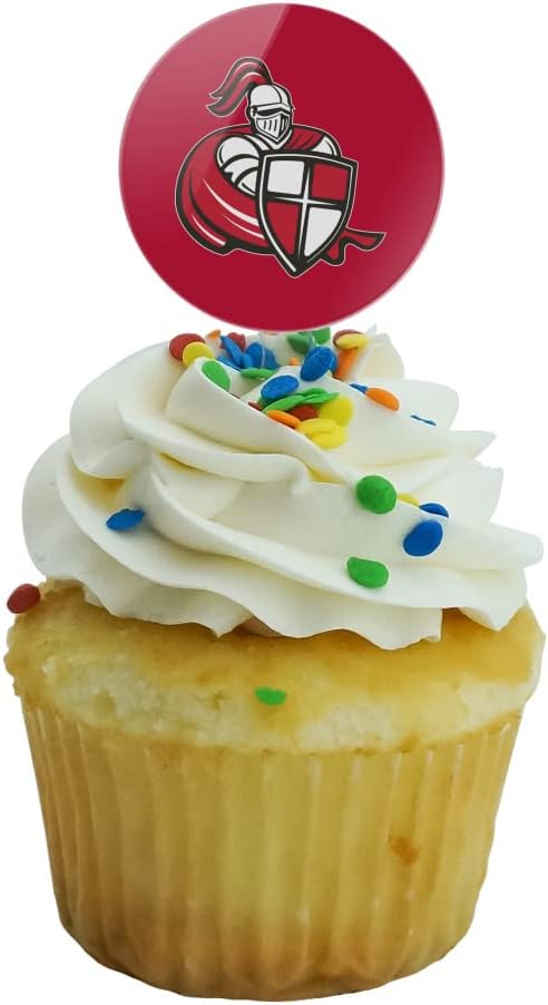 William Carey University Primary Logo Cupcake Picks Toppers Decoration Set of 6