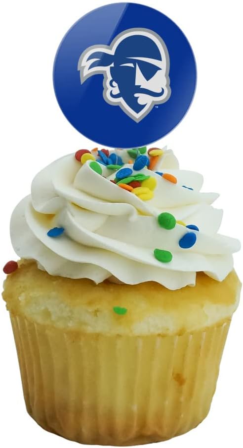 Seton Hall Primary Logo Cupcake Picks Toppers Decoration Set of 6
