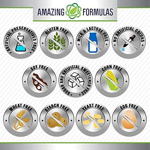 Amazing Formulas Red Yeast Rice 1200mg Per Serving Capsules Supplement | Non-GMO | Gluten Free | Made in USA (1 Pack, 120 Count)
