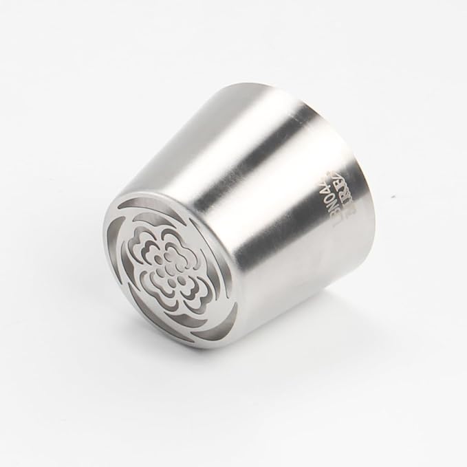 Extra Large Russian Piping Tips for Marshmallows Stainless Steel Flower Frosting Nozzles many styles Cake Decorating Baking tool for Buttercream, Cupcakes Cookies(SL44)