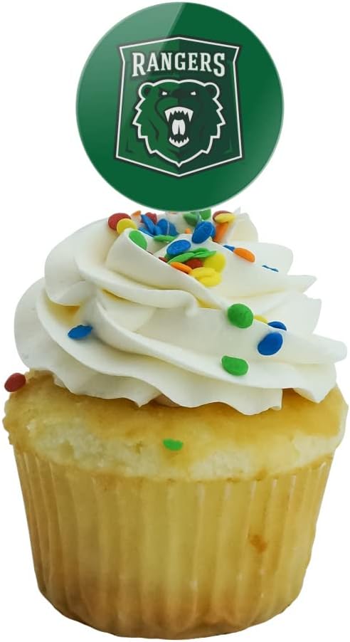 University of Wisconsin - Parkside Primary Logo Cupcake Picks Toppers Decoration Set of 6
