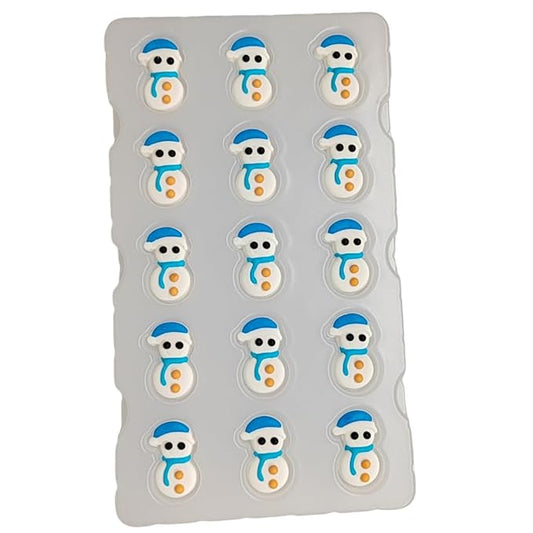 Eastron Edible Snowman Shapes Christmas Sprinkles for Cakes Decorating Cupcakes Toppers for Baking, Birthday, Ice Cream, Cookies, Cake Decorations