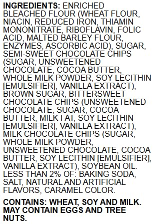 Triple Chocolate Cookie Mix, 3 pk.