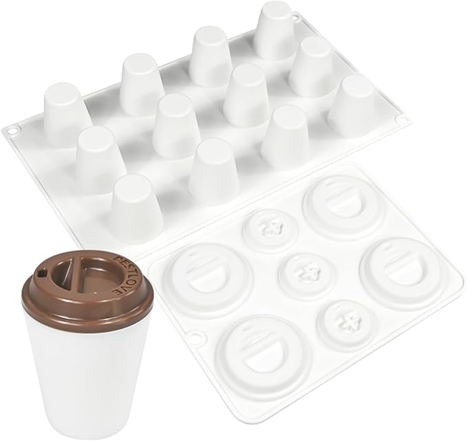 mostsom Cylinder Cup Shape Mousse Cake Mold For Making Chocolate Muffin Ice Shot Glass Mould Kitchen Baking Tool (A_ Small Cup)