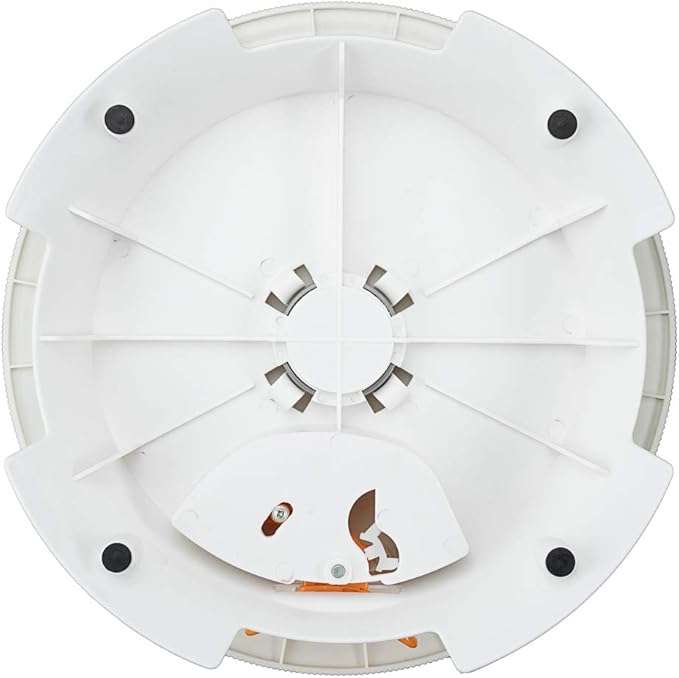 Restaurantware Pastry Tek 12 Inch Cake Turntable 1 Sturdy Rotating Cake Stand - Non-Slip Base With Locking Switch White Plastic Spinning Cake Stand For Decorating Cakes Cupcakes or Pastries