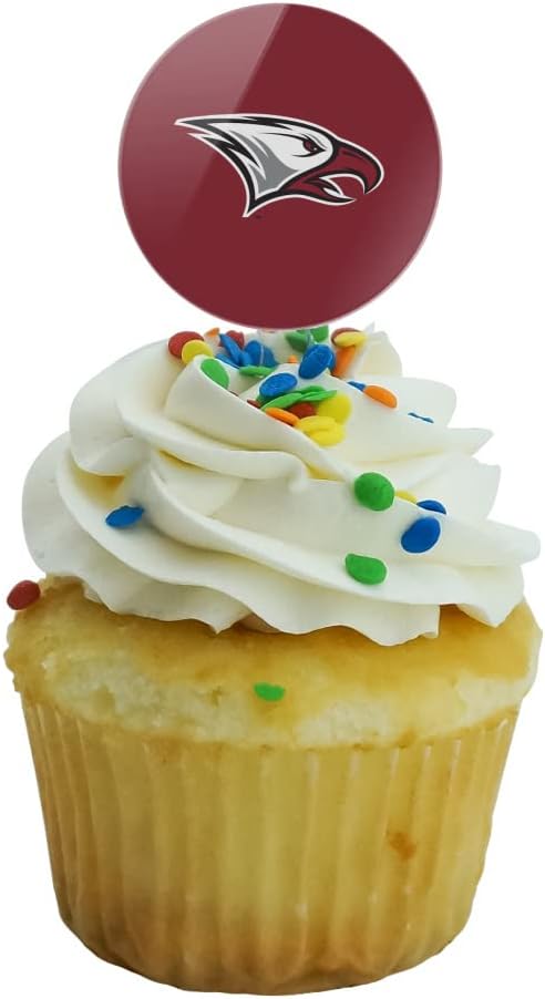 North Carolina Central Primary Logo Cupcake Picks Toppers Decoration Set of 6
