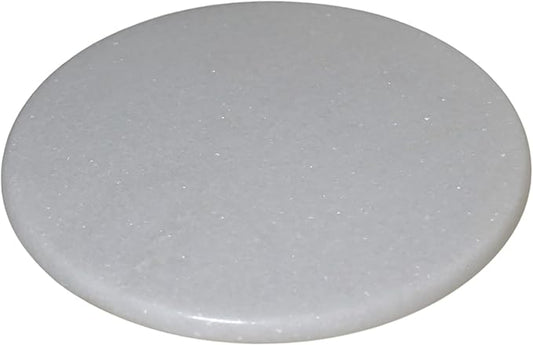 Marble Rolling Pin (white chakla, 12x12 inches)