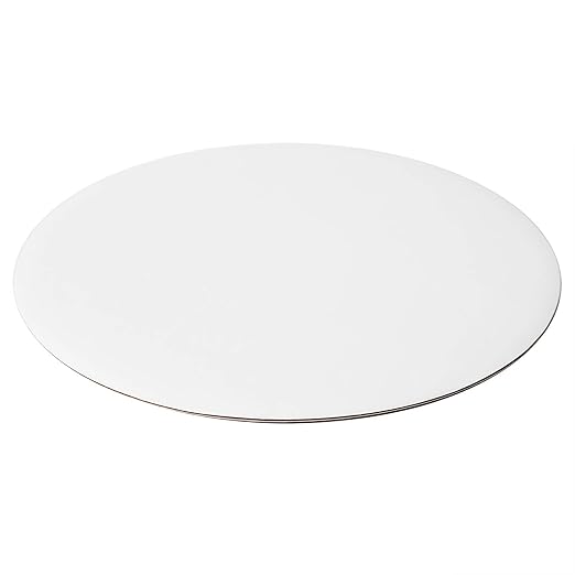 ONE MORE 30-Pack White Cake Board Rounds,Circle Cardboard Round Base 6,8 and 10 inch, Disposable Coated Cake Plate 10 of Each Size