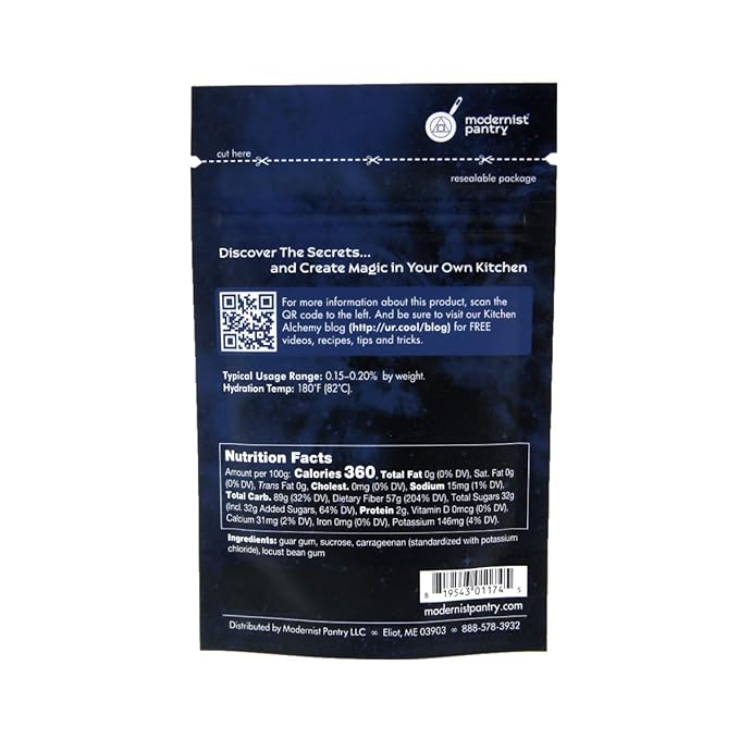 Perfect Gelato [Gelato Stabilizer] Vegan OU Kosher Certified - 50g/2oz (stabilizes and prevents crystal formation in gelato recipes)