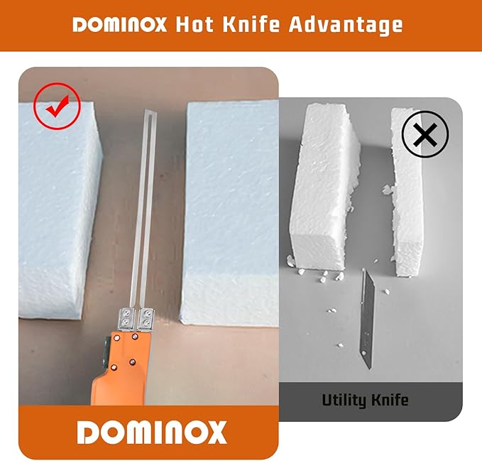 Hot Knife Foam Cutter, Styrofoam Cutter with Accessories, Professional Foam Cutting Tool for EPP, EPS, XPS, EVA, EPE, PU, KT Board, Sponge, Nylon