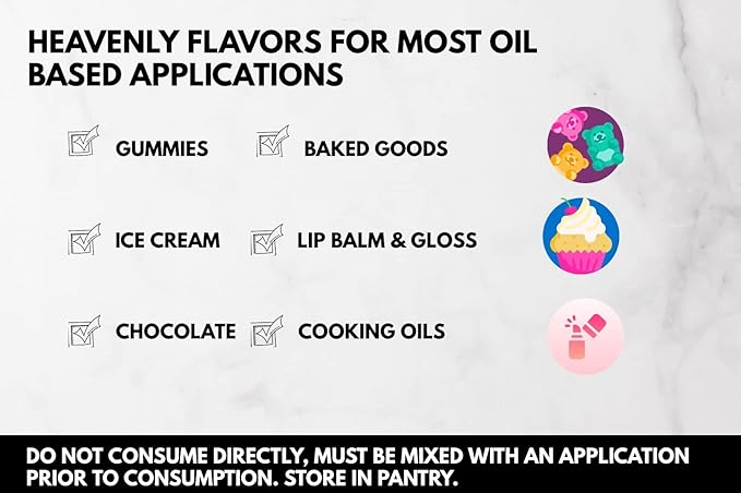 Dolce Flav Peach Extract – 8 Ounce Oil-Soluble Kosher, Sugar-Free, Concentrated Juicy Peach Flavoring for Baking, Chocolates & Desserts