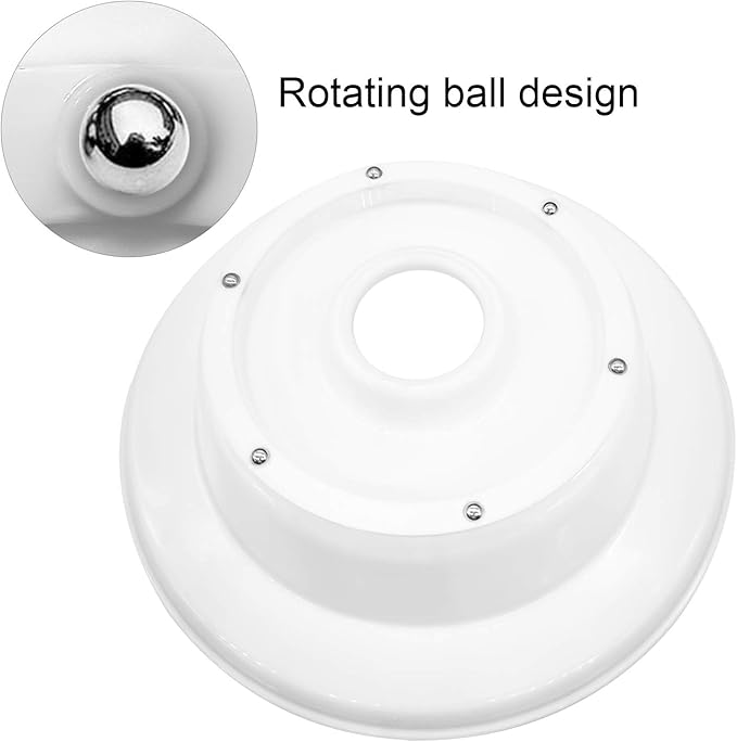 KEILEOHO 2 Pack 11 Inch Premium Cake Turntables, Smoothly Turns for Cake Decorating, Lightweight & Durable Stand for Decoration, Sculpting, Model Building, Painting