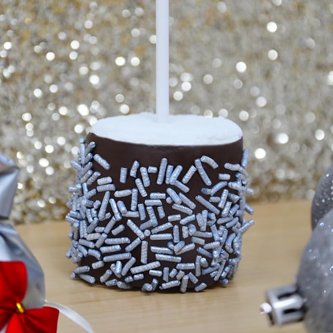 Mystic Sprinkles 4 Cell Sprinkle Assortments (A Classic Christmas in Silver, Petite)