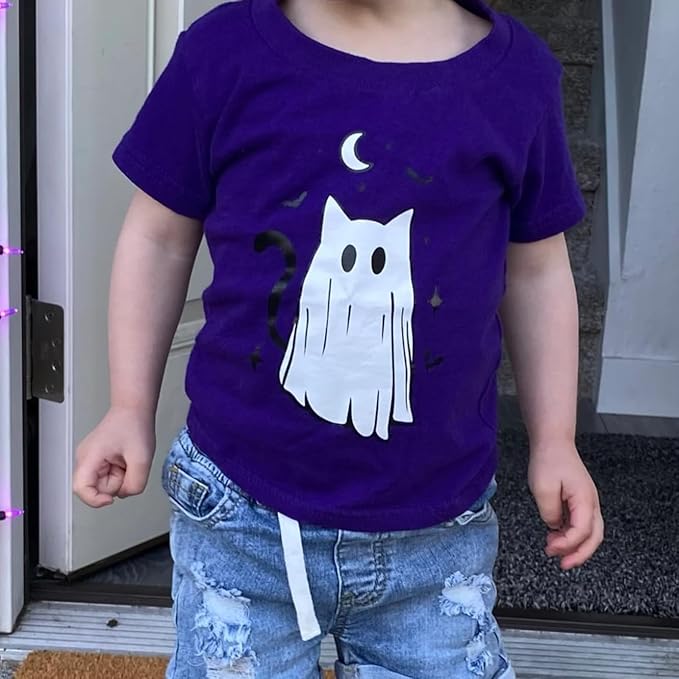 Halloween Stencils for Door Mats 8” Ghost Face Stencil Boo Trick or Treat Stencils for Painting on Wood Pumpkin Doormats T-Shirts