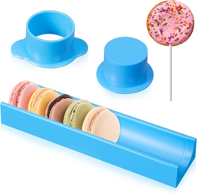 Round Cake Pop Mold : Circle Cake Pop Cutter and Pusher with Tray - ABS Plastic Easy Release & Non-Stick Perfectly Cakepop Molds Shapes for Parties, Wedding,Home Desserts Making