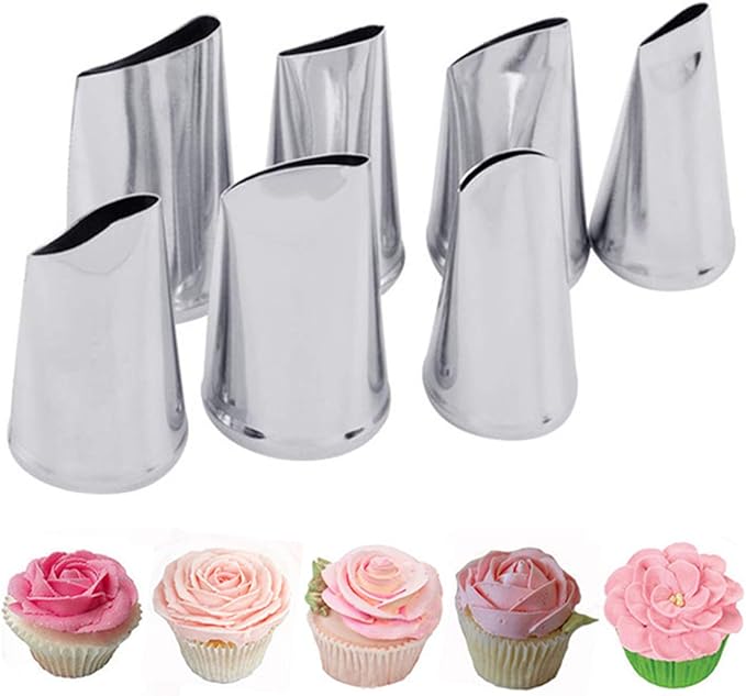 Symphony Wire Tips, Stainless Steel Icing Piping Nozzles For Pastry Fondant Tools (Flower)
