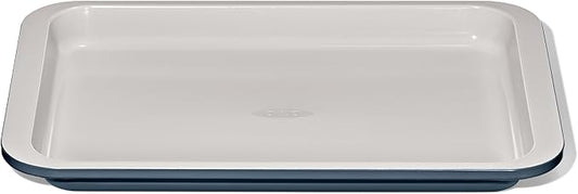 OXO Good Grips Non-Stick Pro Ceramic Coated Metal Bakeware Quarter Sheet Pan – Storm Blue
