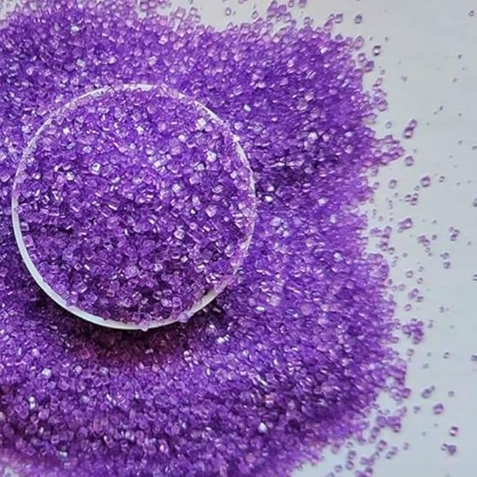 Sentovac Purple Sanding Sugar Sprinkles | Edible Purple Sprinkles for Cake Decorating | 1 Bottle 3.2oz Cookie Decorating Celebrations Wedding Shower Party Chirstmas Supplies