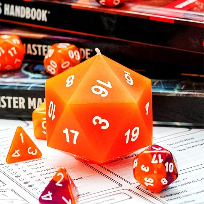 Large Silicone Polyhedral Dice Molds 2 Styles with D20, and D12 Resin Casting Mold DND for DIY Resin, Dice, Jewelry, Candles, Crafts Board RPG Games white