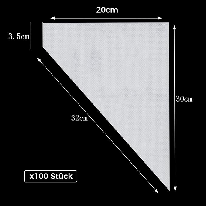 100PCS Piping Bag 12 Inch Disposable Cake Decorating Bag, Anti Burst Pastry Bags, Icing Piping Bags for Frosting for Cakes and Cookies Decoration