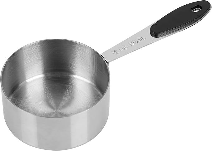 1/2 Cup Magnetic Grips Stainless Steel Measuring Cup -1PCS