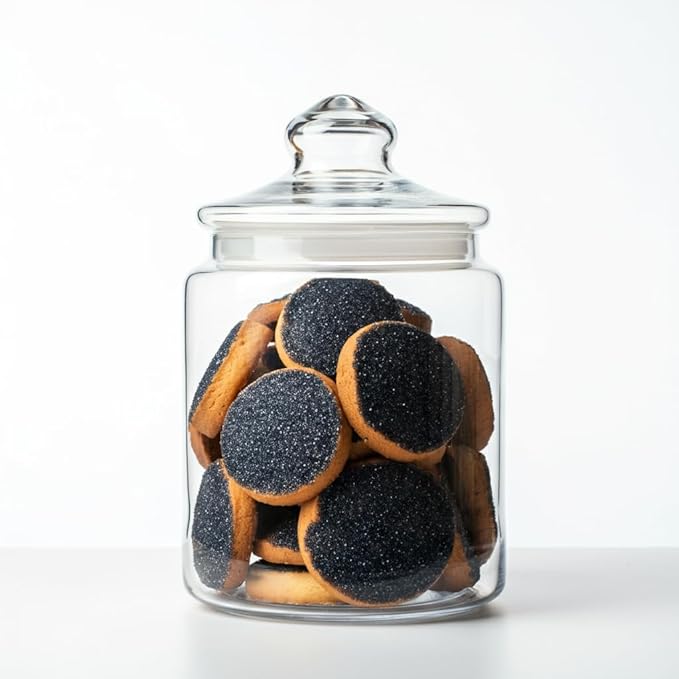 Bakerpan Black Sanding Sugar for Baking & Cookie Decorating - 5 Ounce Edible Black Sugar Sprinkles for Cookies, Cakes, Cocktails (Made In USA)