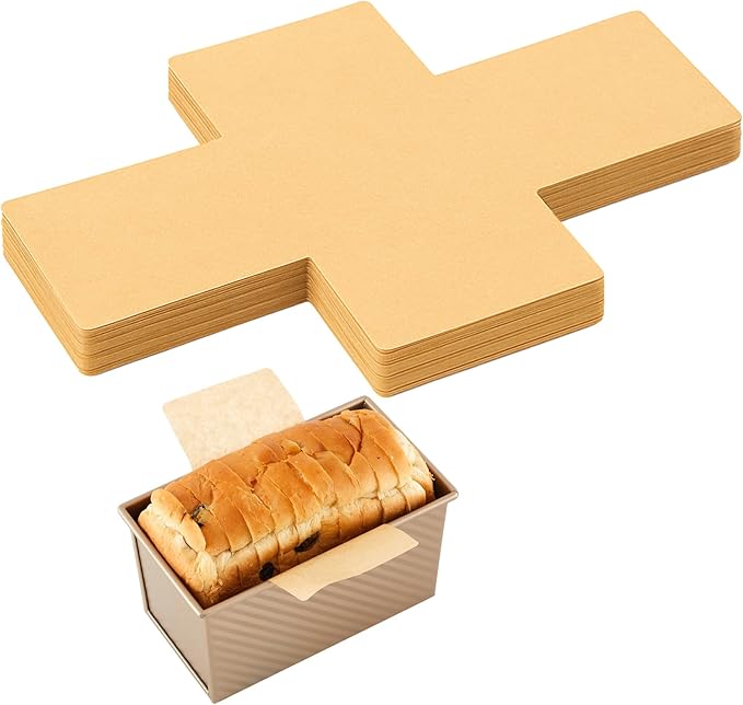 150 Pcs Loaf Pan Liners for Baking Bread Pan 8 x 4 Inch, Non-stick Disposable Greaseproof Baking Paper for Bread, Cakes, Toast