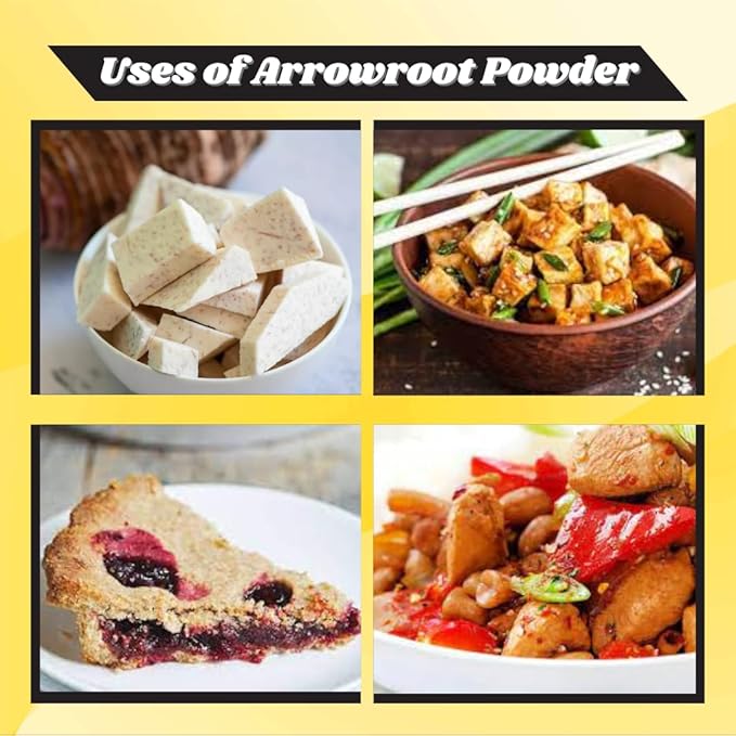 mGanna 100% Natural Arrowroot Powder 908 g / 2 lbs for Baking and Food Recipes (Maranta arundinacea)