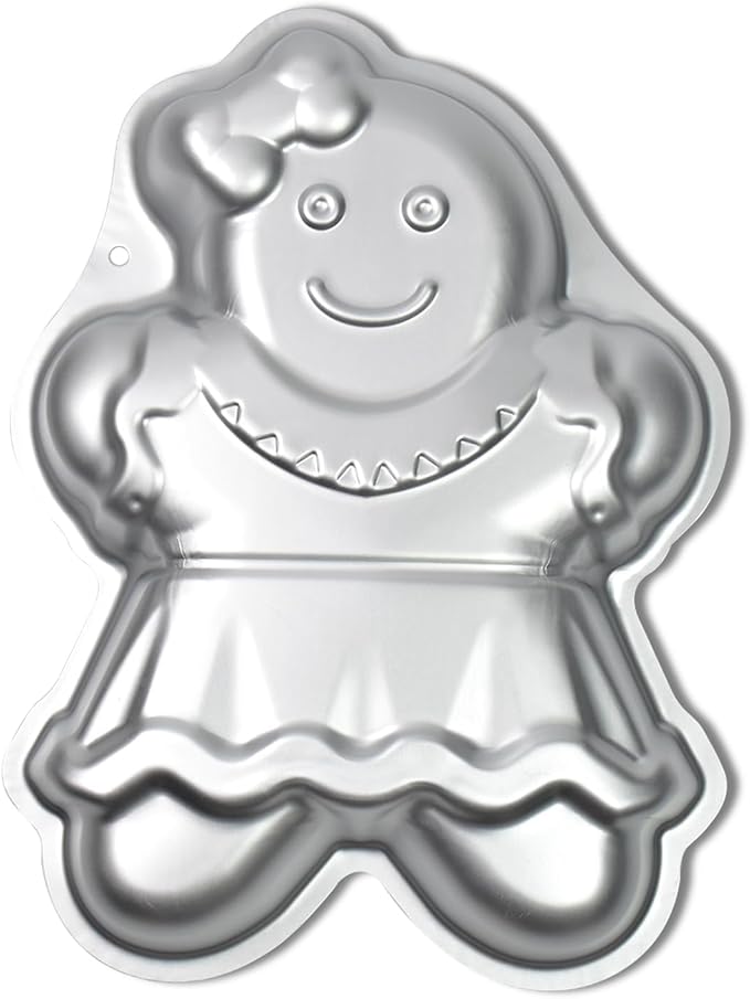 Gingerbread Cake Pans, Aluminum Gingerbread Cake Mold, Baking Cake Tins forChristmas, Party, Family Occasions, Chocolate.