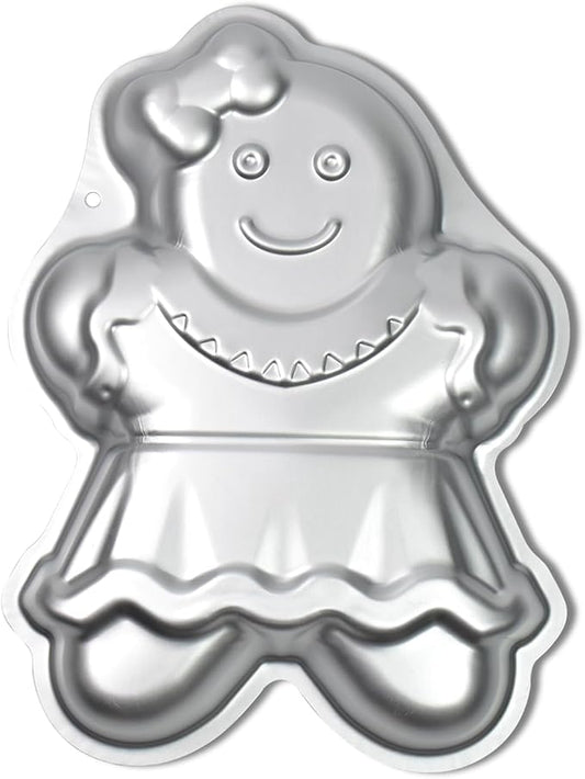 Gingerbread Cake Pans, Aluminum Gingerbread Cake Mold, Baking Cake Tins forChristmas, Party, Family Occasions, Chocolate.