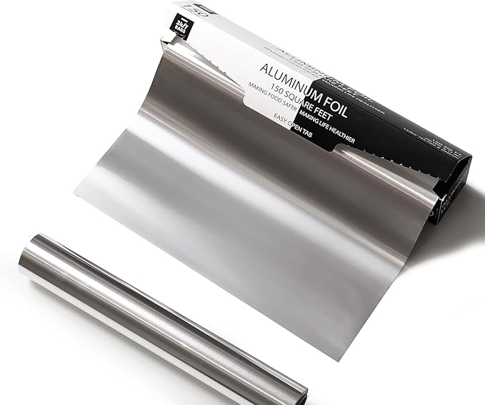 300 Sq Feet, Standard Aluminum Foil, High Heat Resistance, Home & Commercial Use / 12" x 150' (2 Pack)