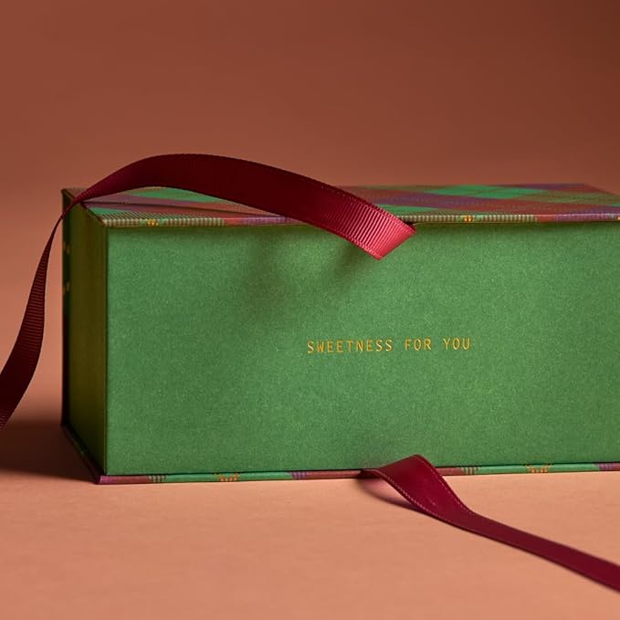 Spring & Mulberry Holiday Dark Chocolate Bars - Refined Sugar Free Dark Chocolate Sweetened w/Dates, Gluten Free Holiday Bars, Vegan Bar Treats - Essence Gift Set