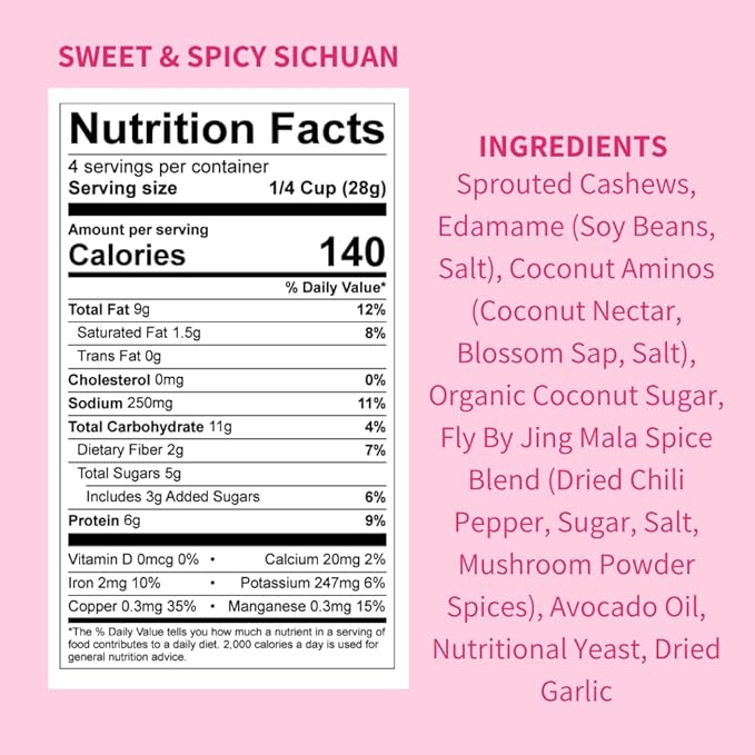 Daily Crunch, Zero Seed Oils, Gluten Free, 4oz (6 Pack, Sichuan)