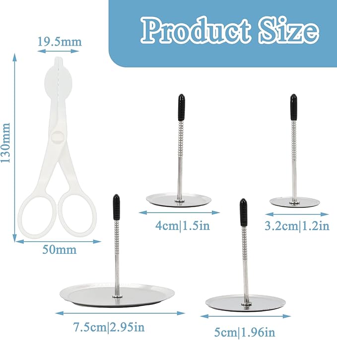 29 Pcs Cake Decorating Tools Kit, 4 Flower Nails,1 Flower Elevator For A Chocolate Cake Soft Candy Cupcake And 24 cakes piping tips For Fondant Cupcake