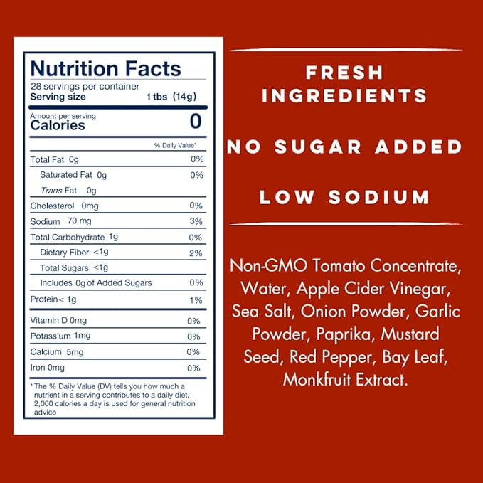 Yo Mama's Foods Keto Classic Ketchup – Pack of (4) - No Sugar Added, Low Carb, Vegan, Gluten Free, Paleo Friendly, and Made with Whole Non-GMO Tomatoes!