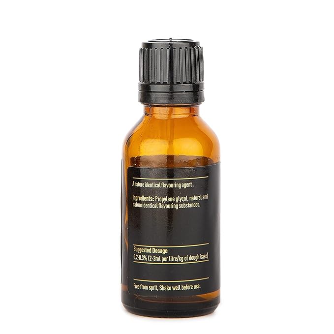 Ossoro Food Flavour Gulab Jamun Essence 100% Vegetarian Essence 1 Fl Oz with No Sugar Added Non-GMO and Gluten-Free Used to Make Cakes, Snacks, Ice creams, Candies, Baking