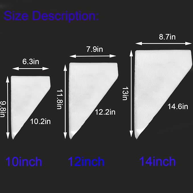 Piping Bags Disposable-10Inch 100Pcs Pastry Piping Bags for Royal Icing/Frosting/Cake Decorating-Thickened,Anti-Burst,Anti-Slip with Textured Surface Design,Cakance