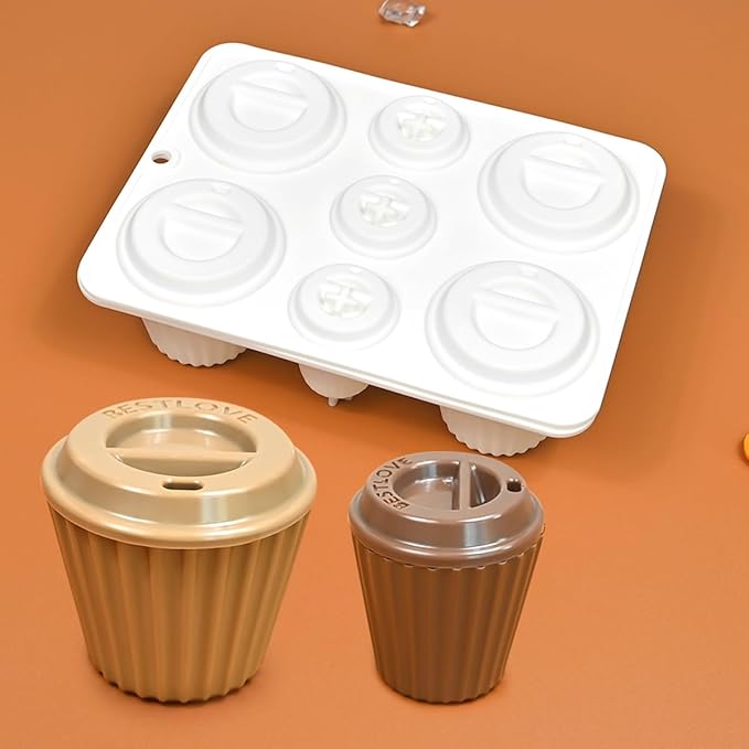 mostsom Cylinder Cup Shape Mousse Cake Mold For Making Chocolate Muffin Ice Shot Glass Mould Kitchen Baking Tool (D_ Curve Cup)