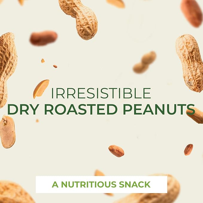 Beyond Nature Dry Roasted Peanuts – Unsalted 2 Pound (32 oz) Vacuum Sealed Non GMO, No Oil & No Salt, Low Carb, Keto Friendly & Vegan Snack