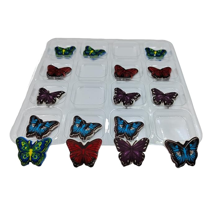 Edible Candy Butterflies Cake Decorations Dessert Sugar Sprinkles Party Cookie DIY Cake Cupcake Topper Icing Frosting Decoration Holiday Supplies