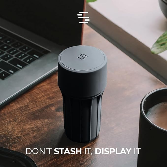 Staze Preserve Storage Jars (148ml) | Patented Containers | Herb Storage & Food Storage Container - (SLATE)