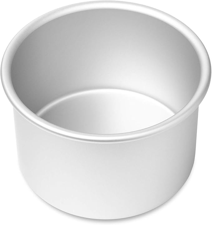 LAST CONFECTION 6" x 4" Aluminum Round Cake Pan - Professional Bakeware