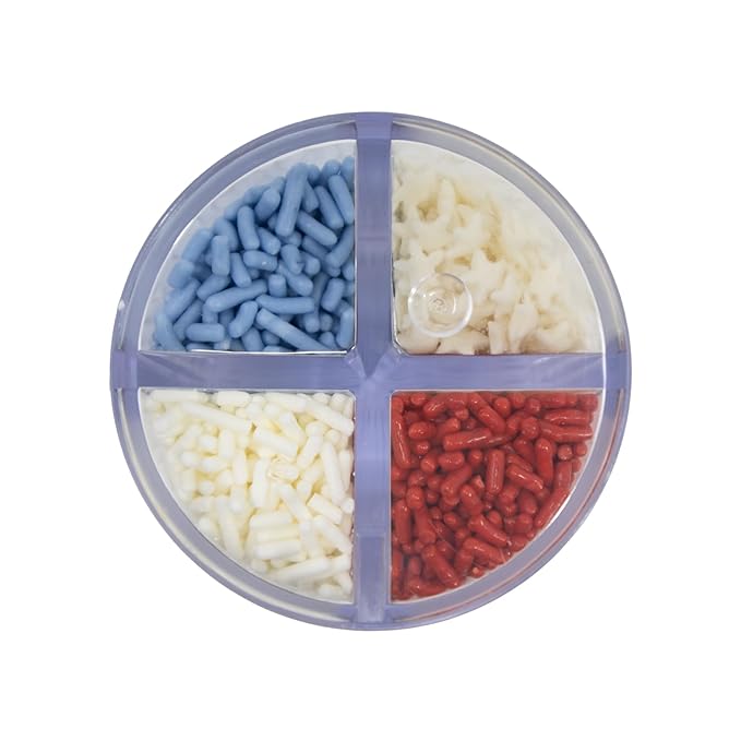 Mystic Sprinkles 4 Cell Sprinkle Assortments (Americana, Petite)