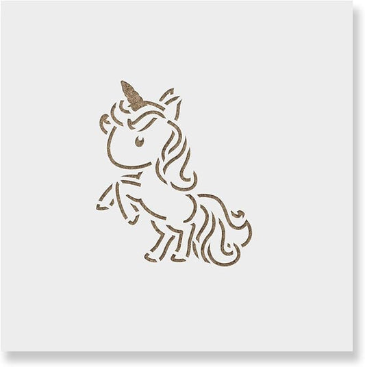 Unicorn Cookie Stencil - Cookie Cutter, Cookies, Unicorn Stencil, Baking Decorations, Stencil For Cookies