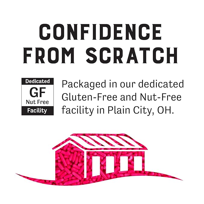 Judee's Gluten Free Pink Sprinkles - Gluten Free & Nut Free - Cake & Cookie Decoration - Bulk Pink Sprinkles for Ice Cream & Gelato Toppings - 2 lb