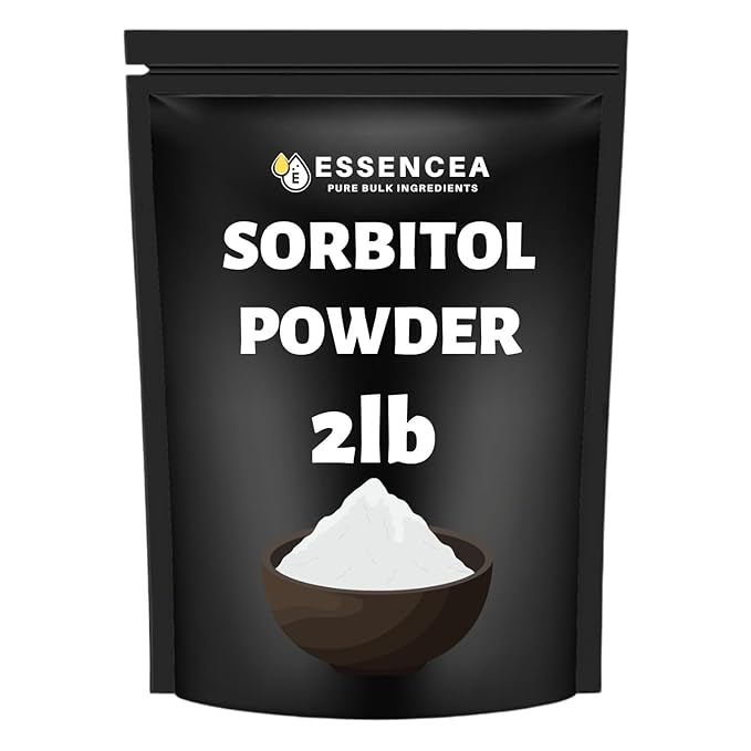 Sorbitol Powder 2lb by Essencea Pure Bulk Ingredients | Sugar-Free Sweetener | Sugar Substitute, Low Calorie Sweetener | Gluten Free (32 Ounces) [Packing may vary]