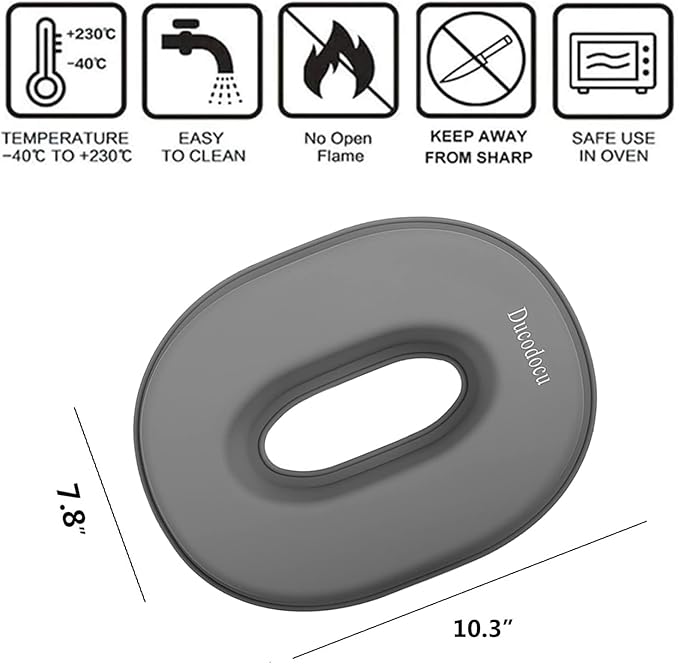 Ducodocu Silicone Number Cake Pan - Large 3D Number Cake Mold Baking Forms for 2/20th Birthday, Wedding Anniversary - 10 inch